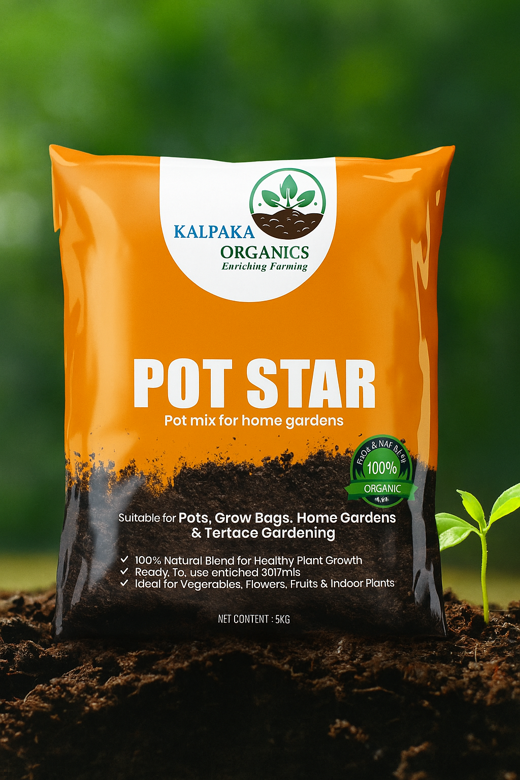 Kalpaka Organics Pot Mix