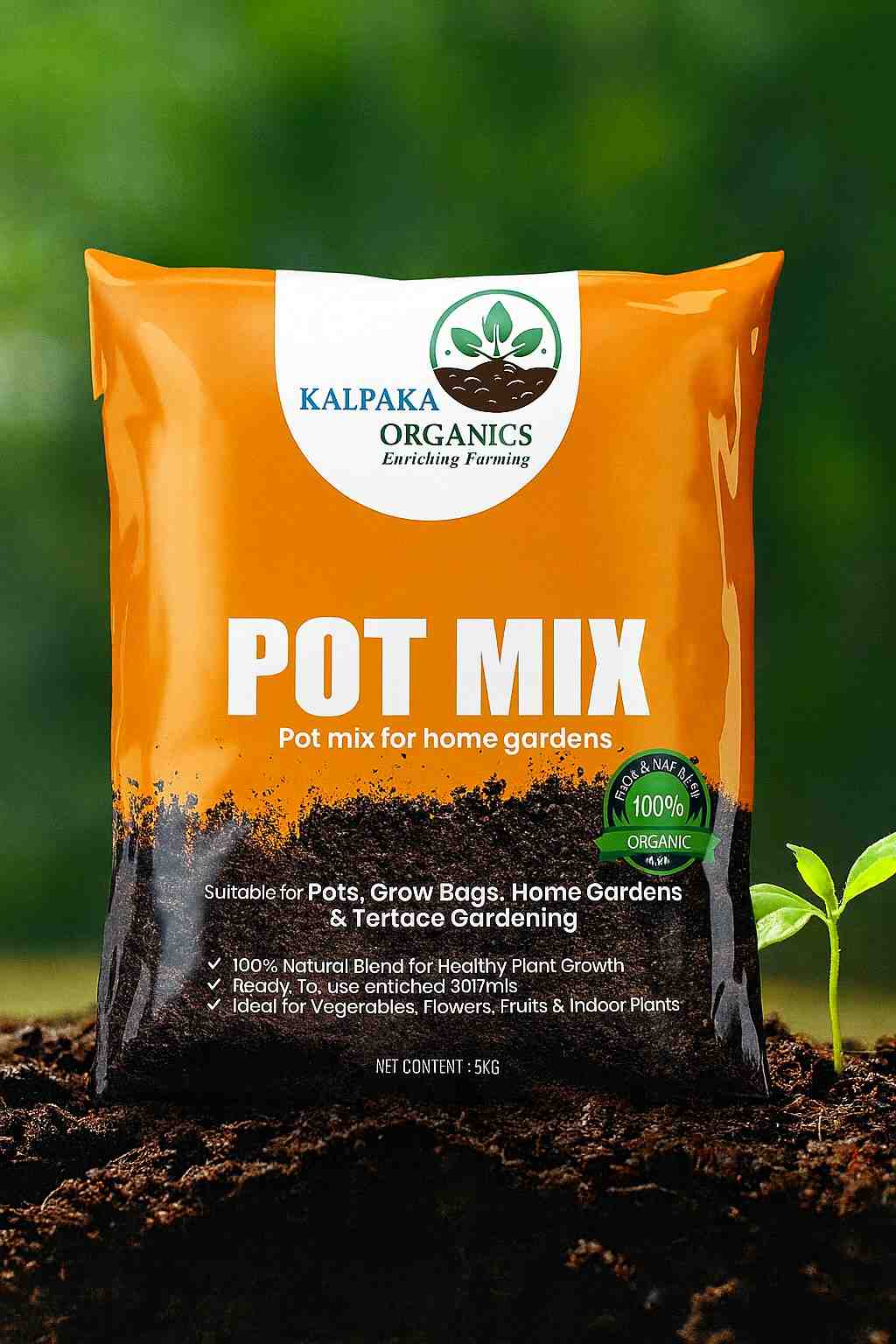 Kalpaka Organics Pot Mix