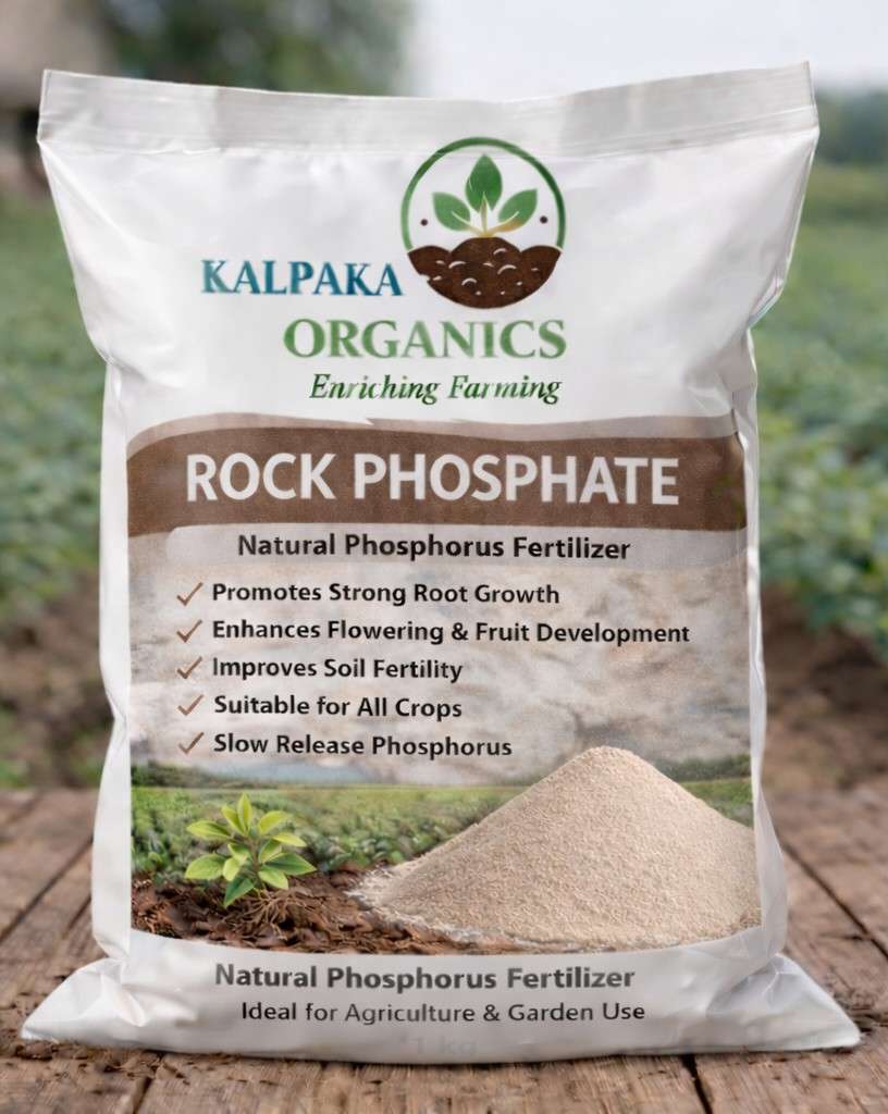 Kalpaka Organics Rock Phosphate Gypsum for Plants - Natural Mineral Fertilizer Manufacturer & Supplier in Thoothukudi Tamil Nadu